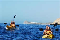 Los Cabos | Mexico | Snorkeling in Los Cabos Santa Maria Bay Chileno Bay  Glass Bottom Kayak tour